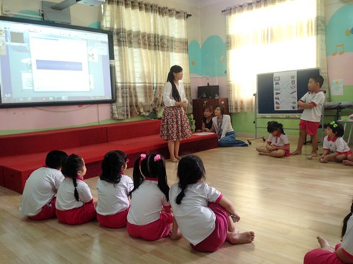Bài viết về chuyên đề “sử dụng bảng tương tác vào hoạt động  giáo dục”